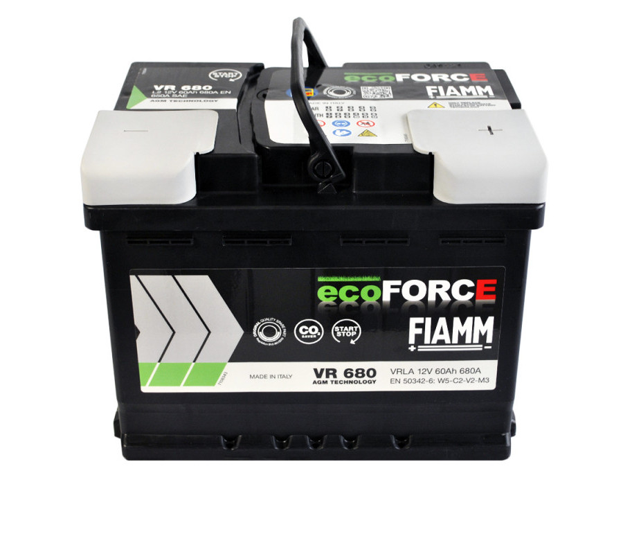 Автомобільний акумулятор FIAMM Ecoforce AGM 60Аh 680А R+