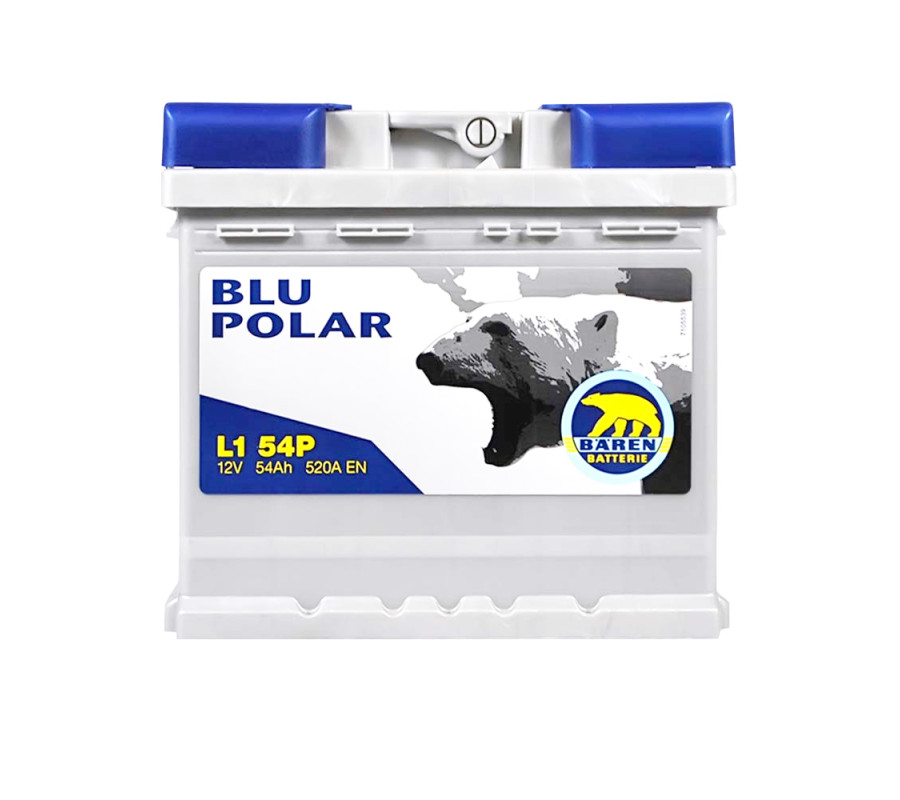 Автомобільний акумулятор BAREN Blu polar 54Аh 520А R+