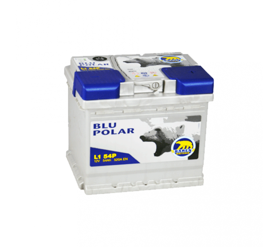 Автомобільний акумулятор BAREN Blu polar 54Аh 520А R+