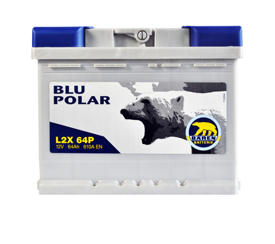 Автомобільний акумулятор BAREN Blu polar 64Аh 610А L+