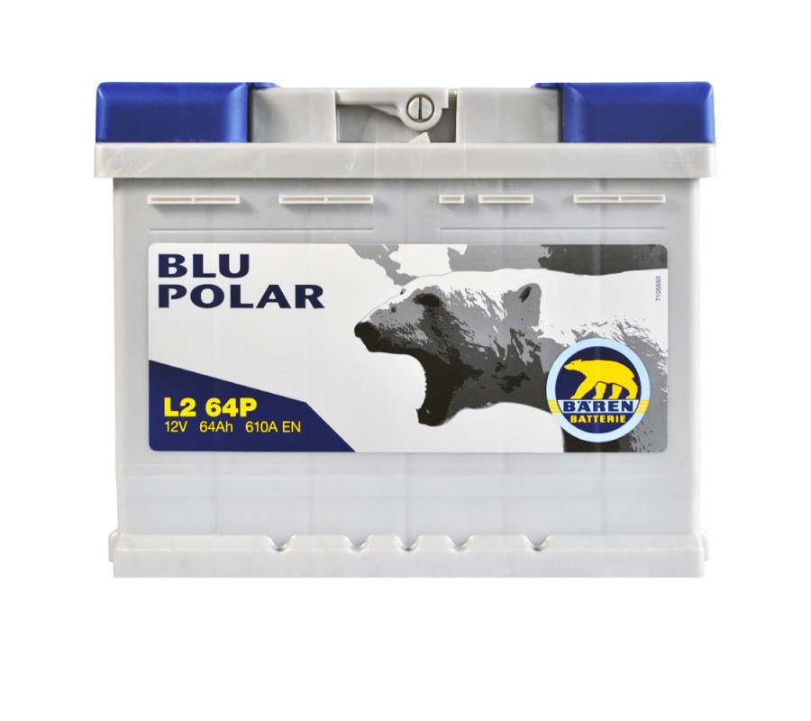 Автомобільний акумулятор BAREN Blu polar 64Аh 610А R+