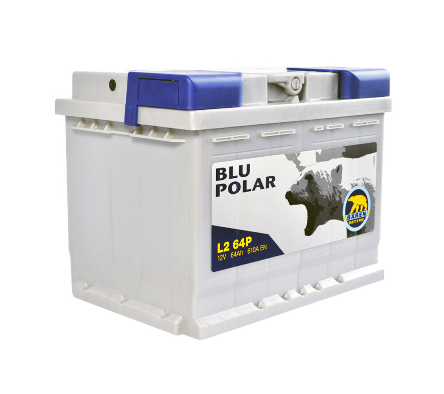 Автомобільний акумулятор BAREN Blu polar 64Аh 610А R+