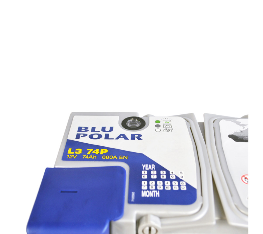 Автомобільний акумулятор BAREN Blu polar 74Аh 680А R+