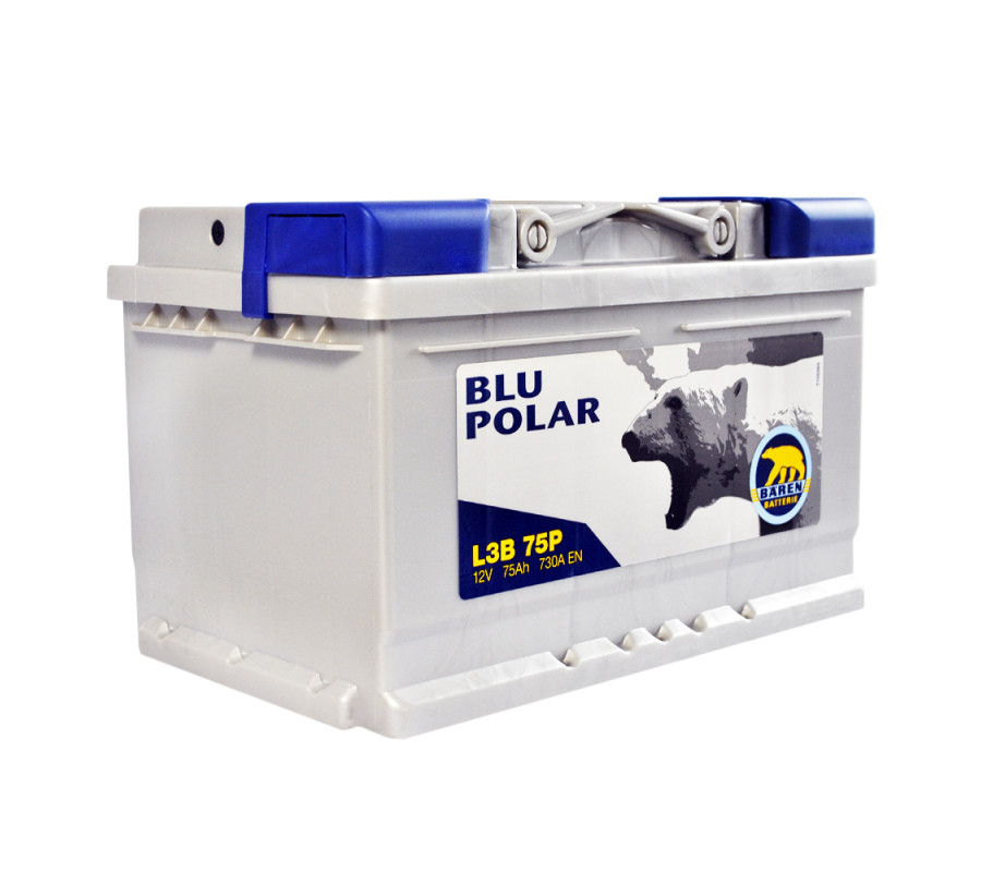 Автомобільний акумулятор BAREN Blu polar 75Аh 730А R+