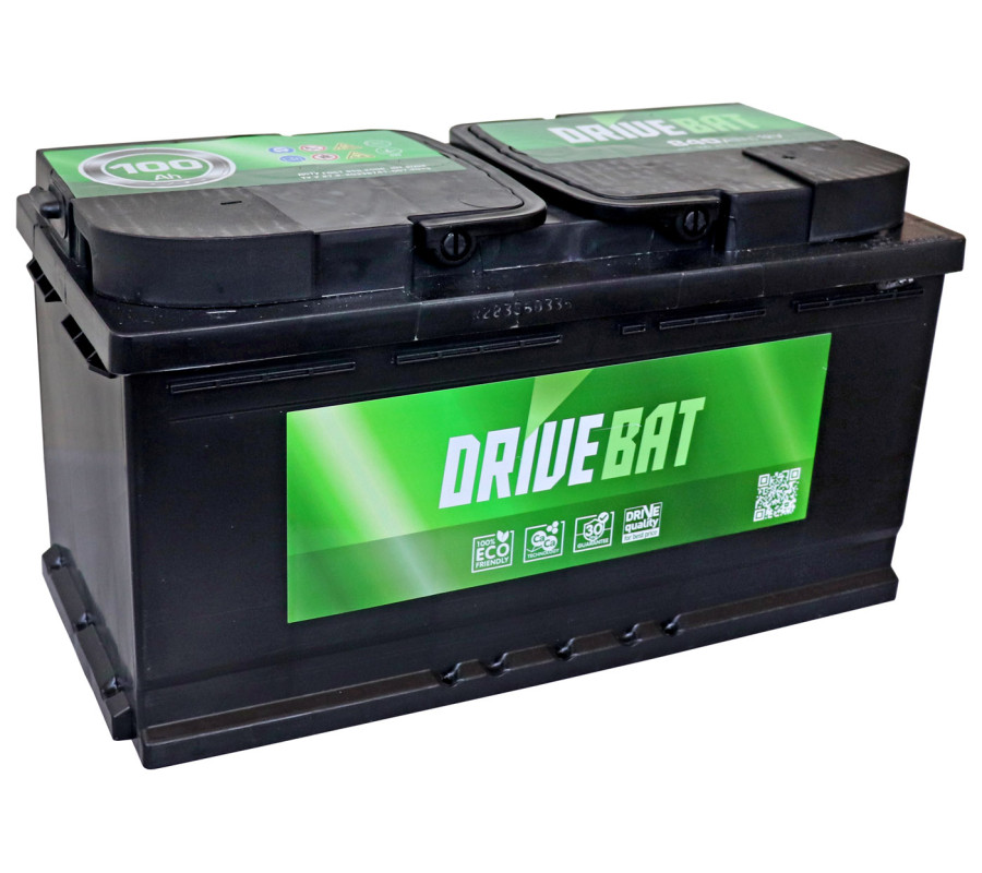 Автомобільний акумулятор Drivebat 100Ah 840A R+