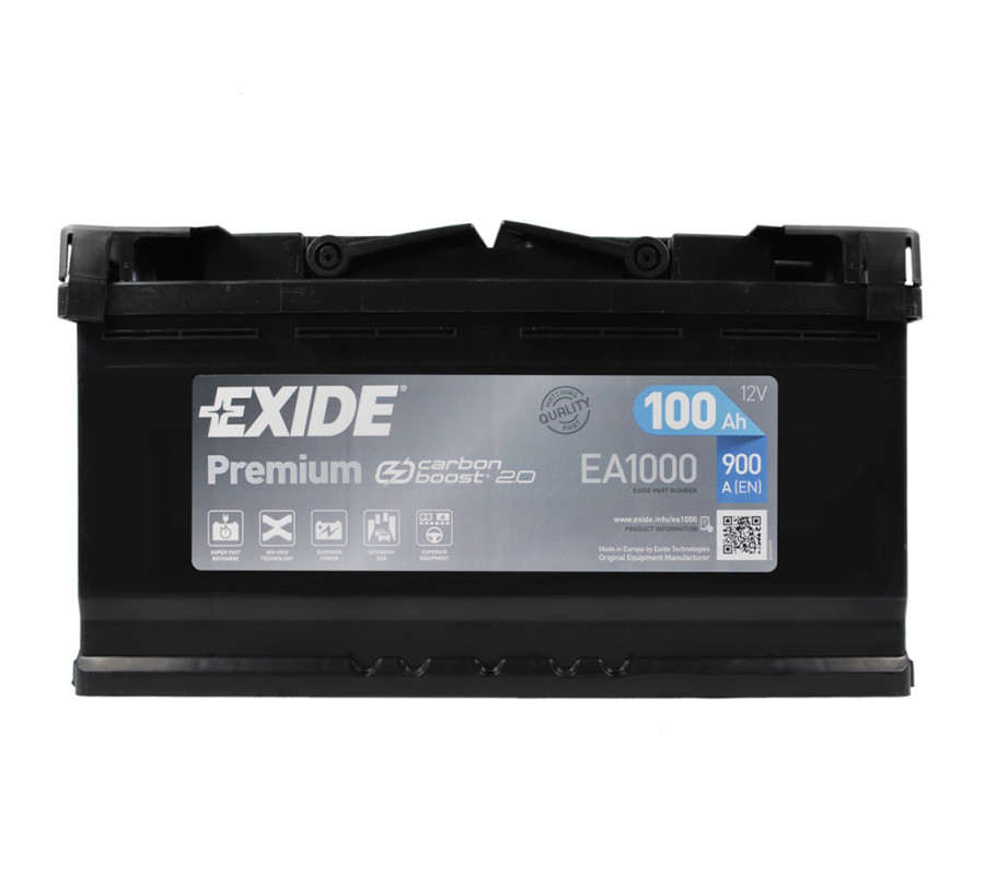 Автомобільний акумулятор Exide Premium 100Ah 900A EA1000