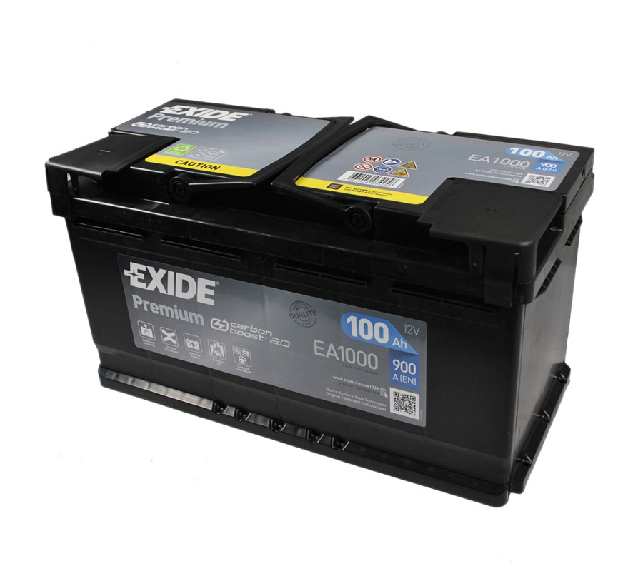 Автомобільний акумулятор Exide Premium 100Ah 900A EA1000