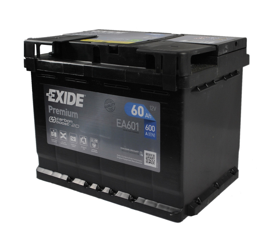 Автомобільний акумулятор Exide Premium 60Ah 600A EA601