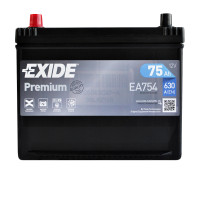 Автомобільний акумулятор Exide Premium 75Ah 630A EA754