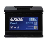 Автомобільний акумулятор Exide Excell 62Ah 540A EB620