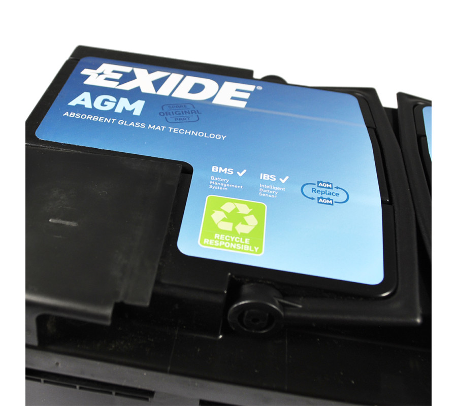 Автомобільний акумулятор Exide 80Ah 800 A Start Stop AGM EK800