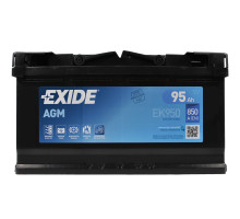 Автомобільний акумулятор Exide 95Ah 850 A Start Stop AGM EK950