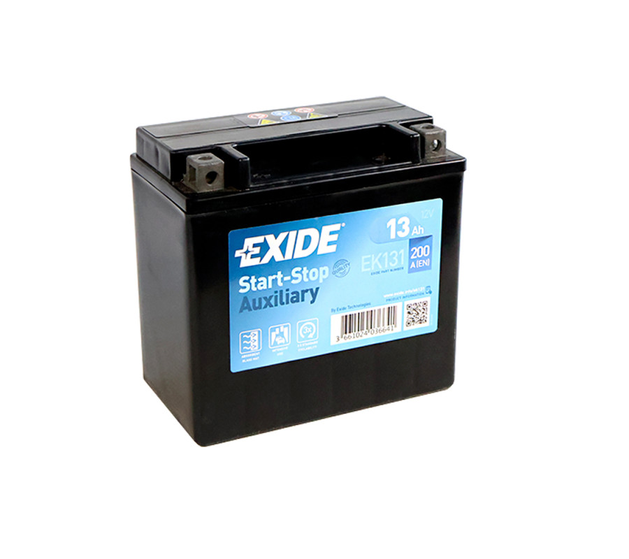 Автомобільний акумулятор EXIDE Start-Stop Auxiliary 13Ah 200А EK131