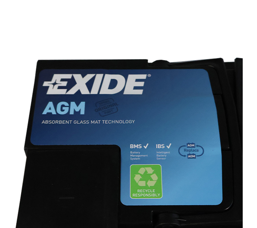 Автомобільний акумулятор Exide 82Ah 800 A Start Stop AGM EK820 (EK800)