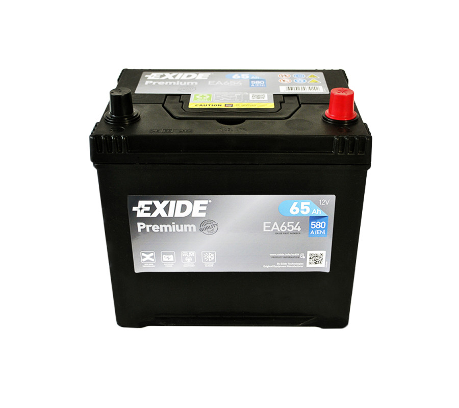 Автомобільний акумулятор Exide Premium 65Ah 580A EA654