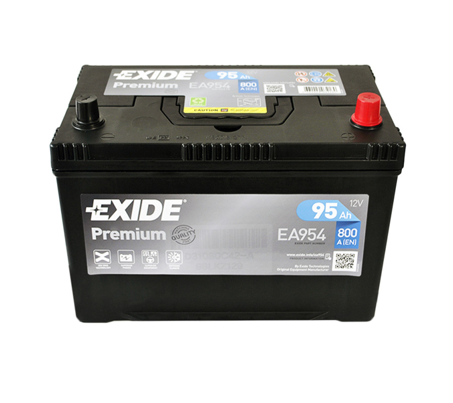 Автомобільний акумулятор Exide Premium 95Ah 800A EA954