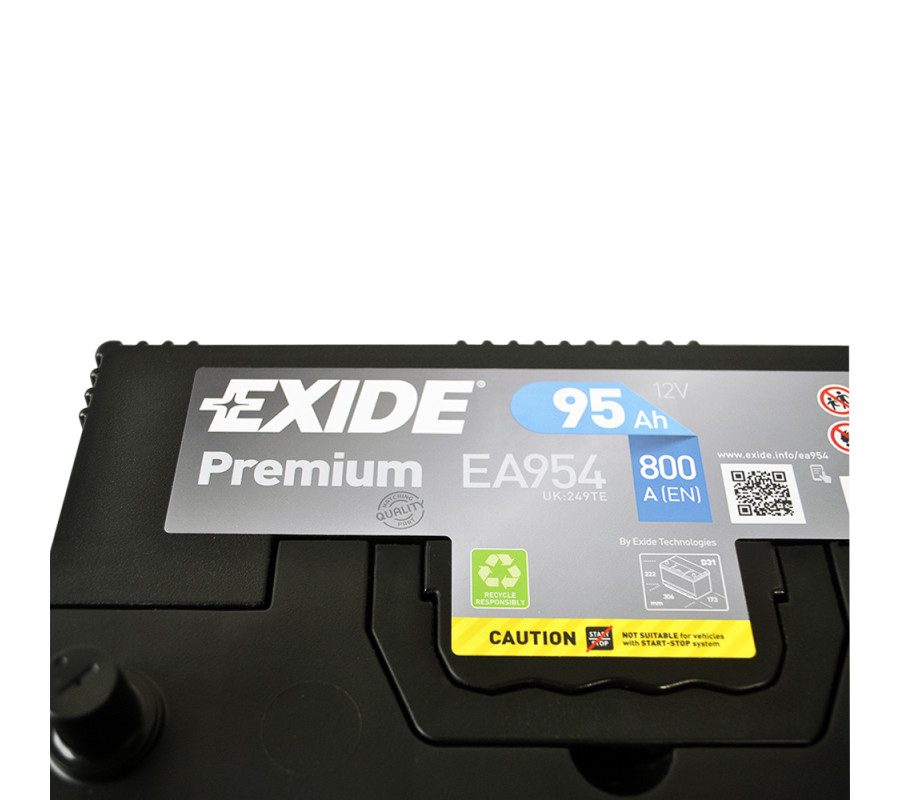 Автомобільний акумулятор Exide Premium 95Ah 800A EA954