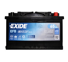 Автомобільний акумулятор Exide 65Ah 650A Start Stop EFB EL652