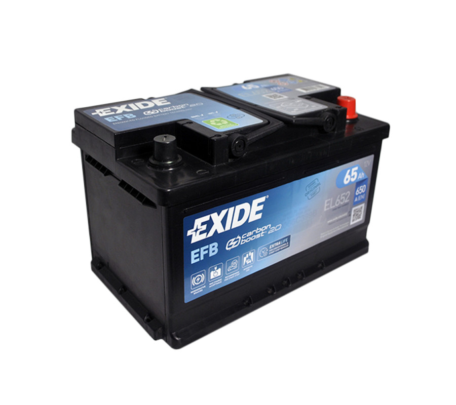 Автомобільний акумулятор Exide 65Ah 650A Start Stop EFB EL652