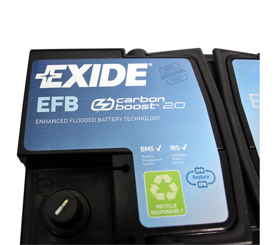 Автомобільний акумулятор Exide 65Ah 650A Start Stop EFB EL652