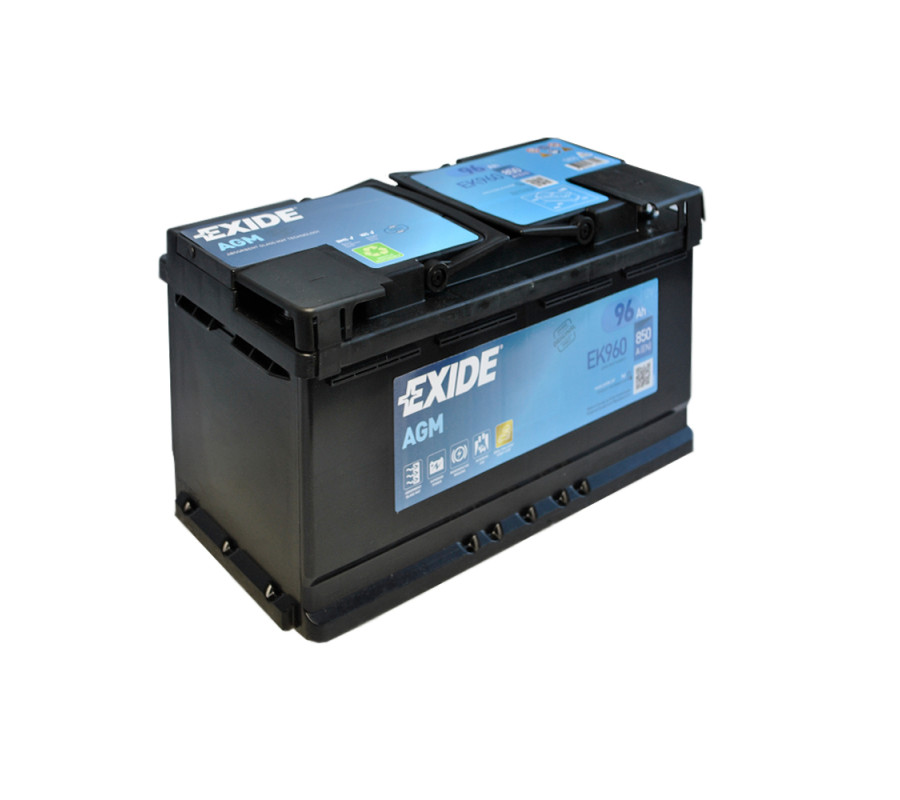 Автомобільний акумулятор Exide 96Ah 850 A Start Stop AGM EK960 (EK950)