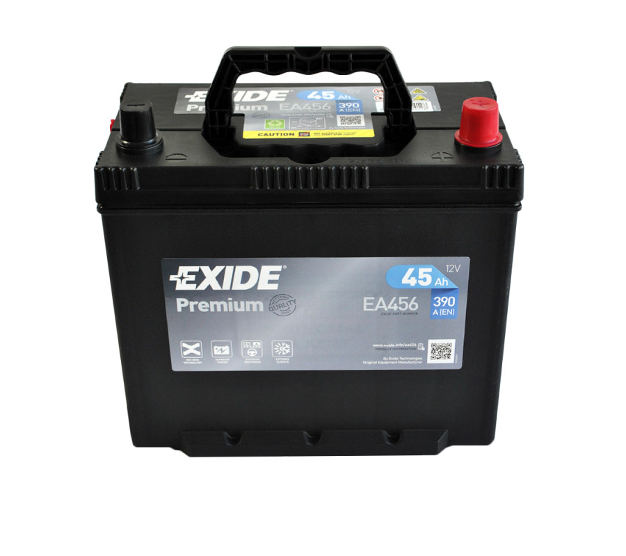 Автомобільний акумулятор Exide Premium 45Ah 390A EA456