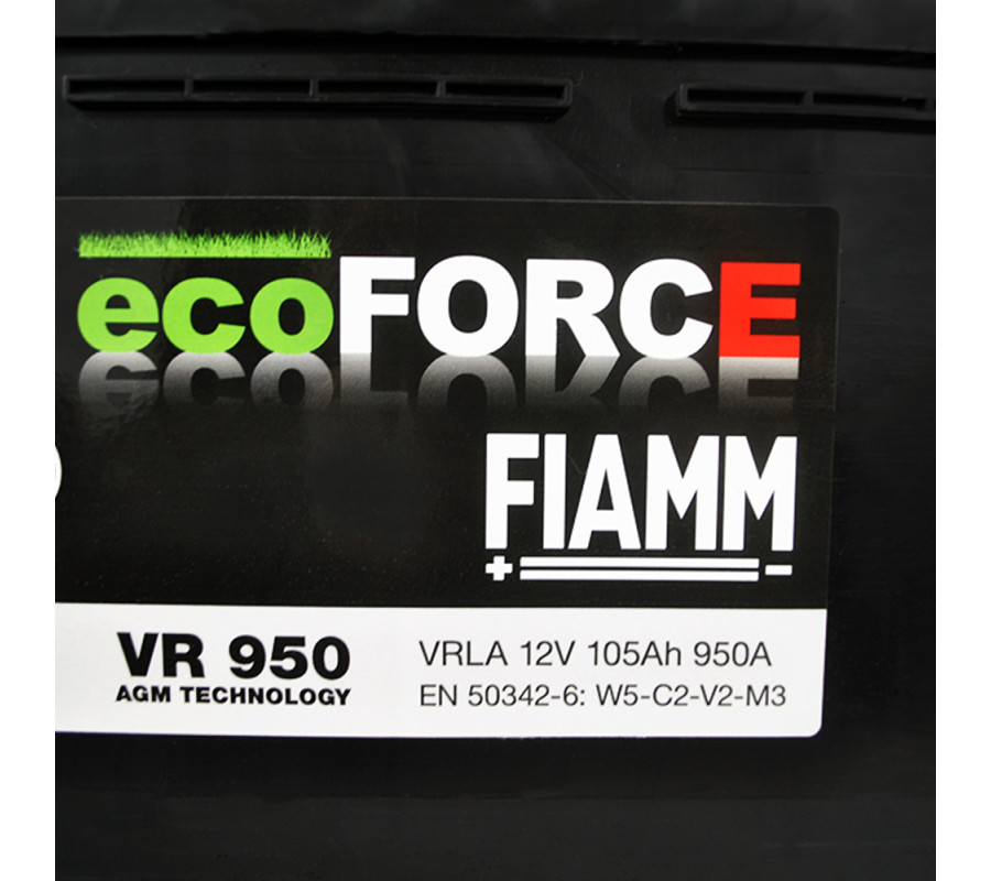 Автомобільний акумулятор FIAMM Ecoforce AGM 105Аh 950А R+