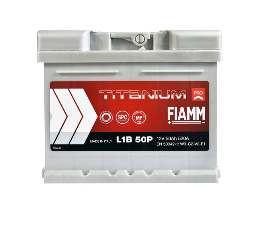 Автомобільний акумулятор FIAMM Titanium Pro 50Аh 520А R+