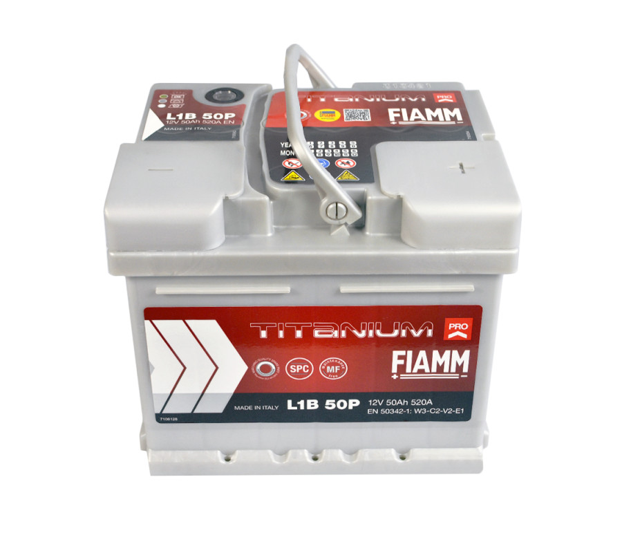 Автомобільний акумулятор FIAMM Titanium Pro 50Аh 520А R+