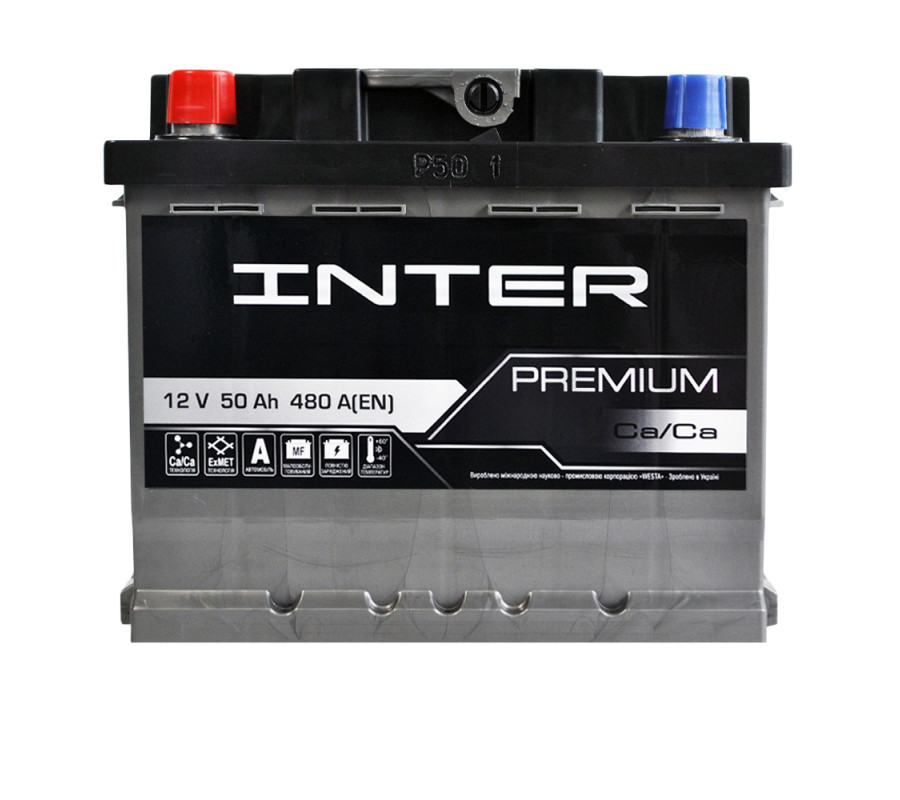 Автомобільний акумулятор WESTA INTER Premium 50Ah 480A L+