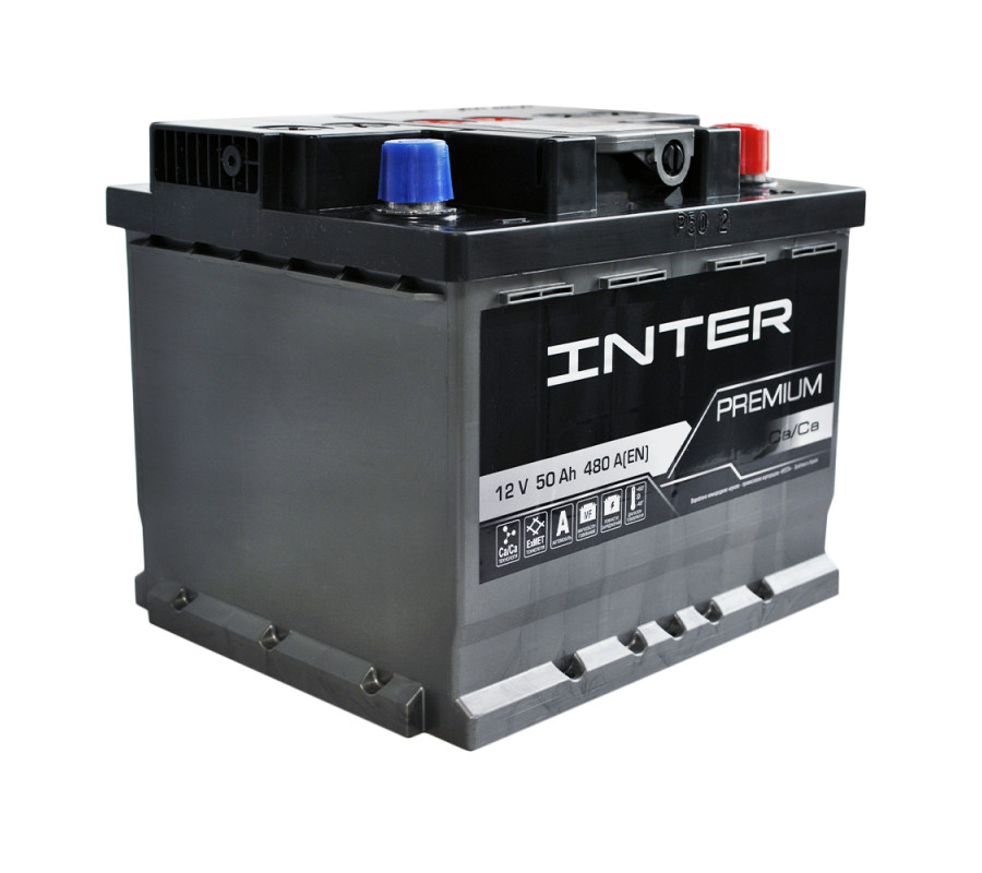Автомобільний акумулятор WESTA INTER Premium 50Ah 480A R+