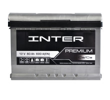 Автомобільний акумулятор WESTA INTER Premium 60Ah 600A L+