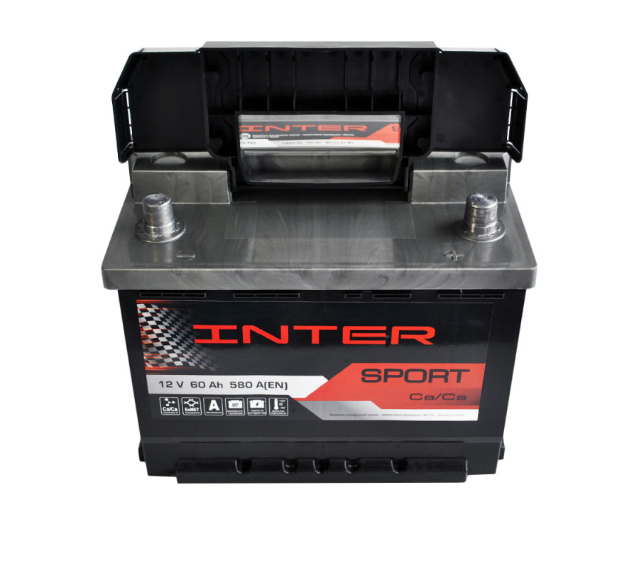 Автомобільний акумулятор WESTA INTER Sport 60Ah 580A R+