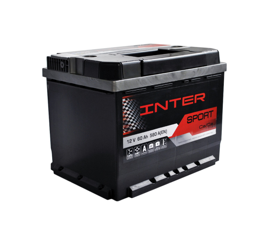 Автомобільний акумулятор WESTA INTER Sport 60Ah 580A R+