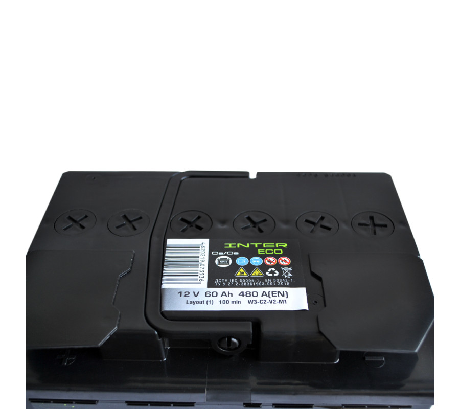 Автомобільний акумулятор WESTA Inter Eco 60Ah 480A L+