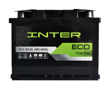 Автомобільний акумулятор WESTA Inter Eco 60Ah 480A R+