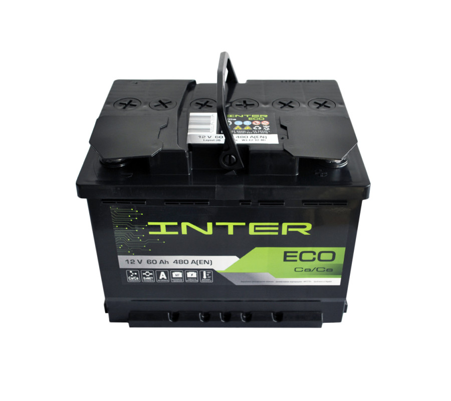 Автомобільний акумулятор WESTA Inter Eco 60Ah 480A R+