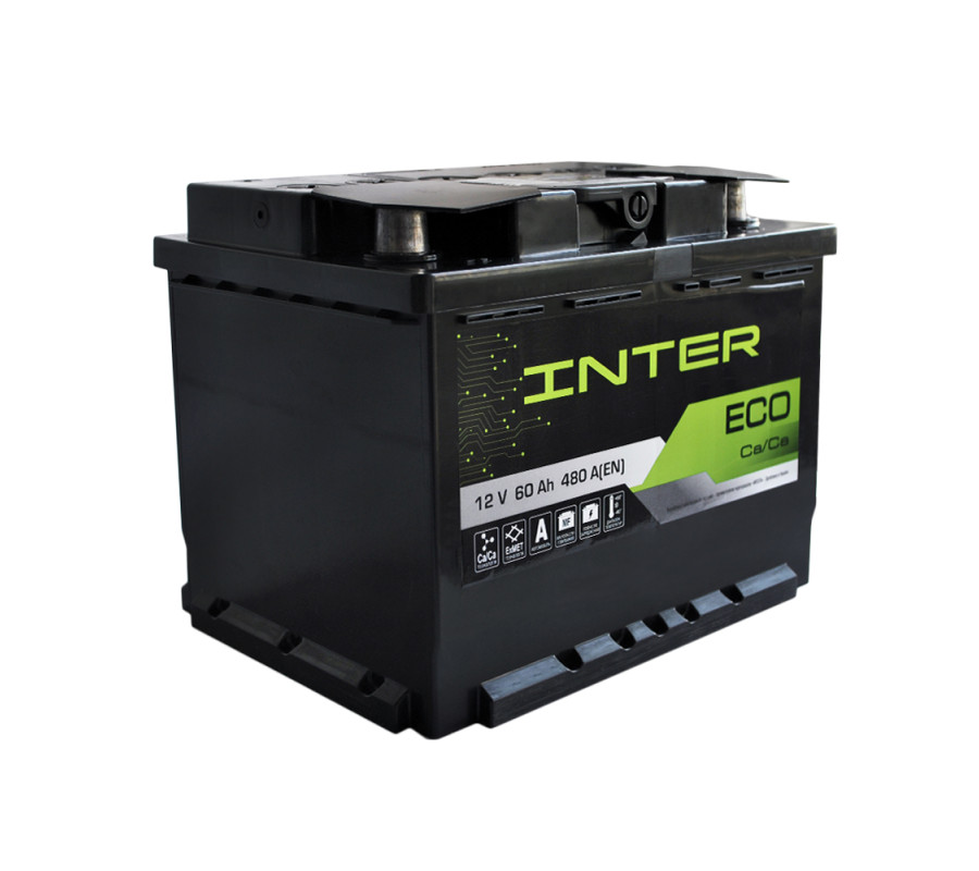 Автомобільний акумулятор WESTA Inter Eco 60Ah 480A R+