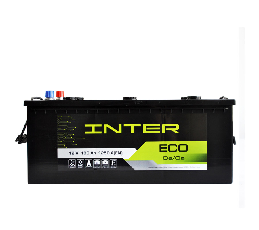 Автомобільний акумулятор WESTA INTER Eco 190Ah 1250A L+ 