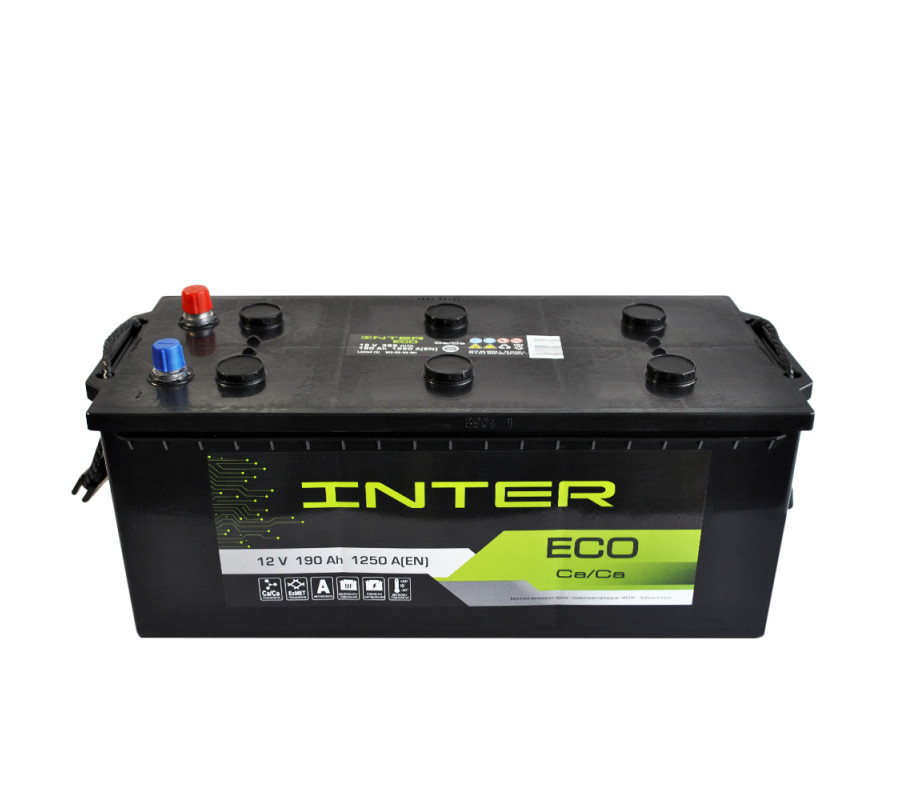 Автомобільний акумулятор WESTA INTER Eco 190Ah 1250A L+ 