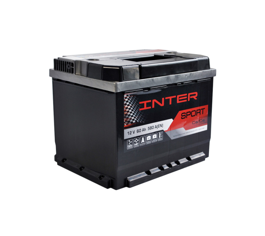 Автомобільний акумулятор WESTA INTER Sport 60Ah 580A L+