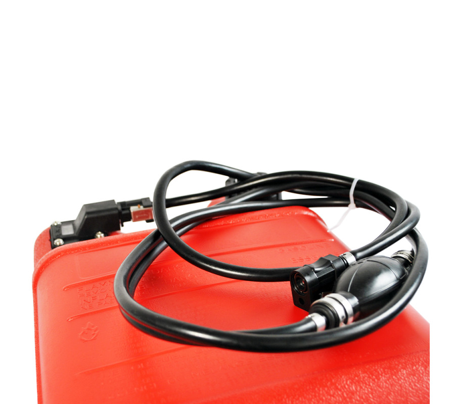Каністра (бак) 24л. пластик зі шлангом для човнів