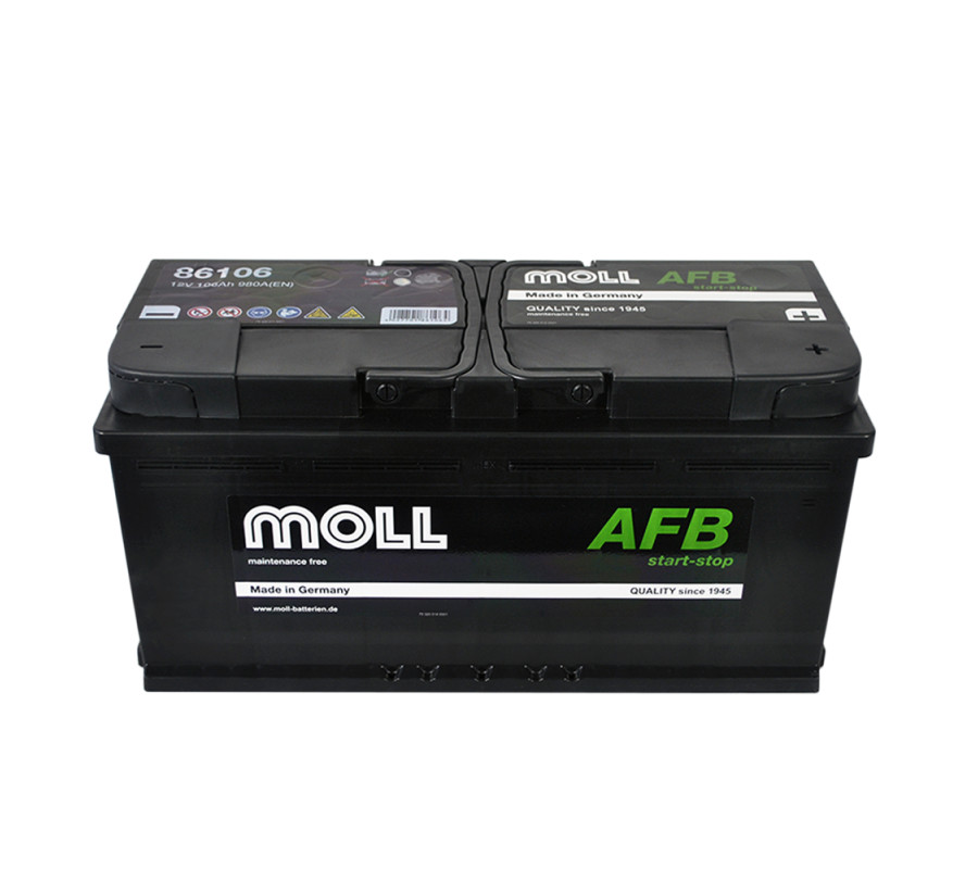 Автомобільний акумулятор MOLL AFB 106Ah 980A R+ Start Stop