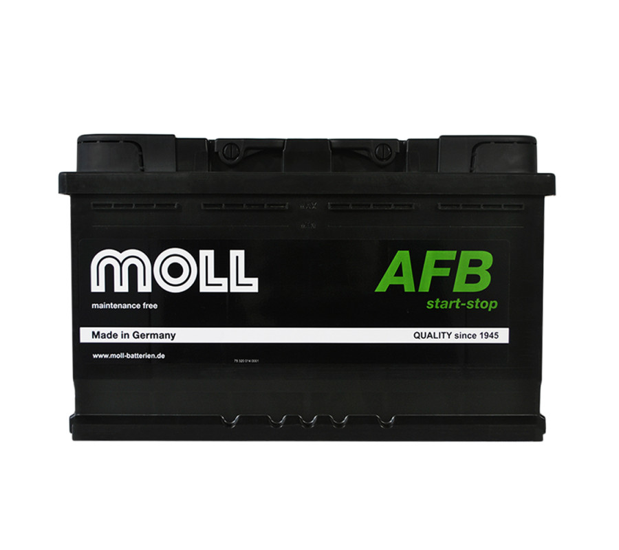 Автомобільний акумулятор MOLL AFB 86Ah 820A R+ Start Stop