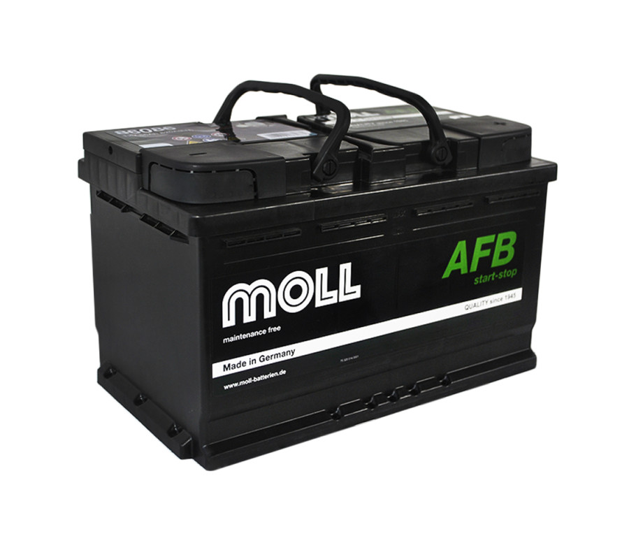 Автомобільний акумулятор MOLL AFB 86Ah 820A R+ Start Stop
