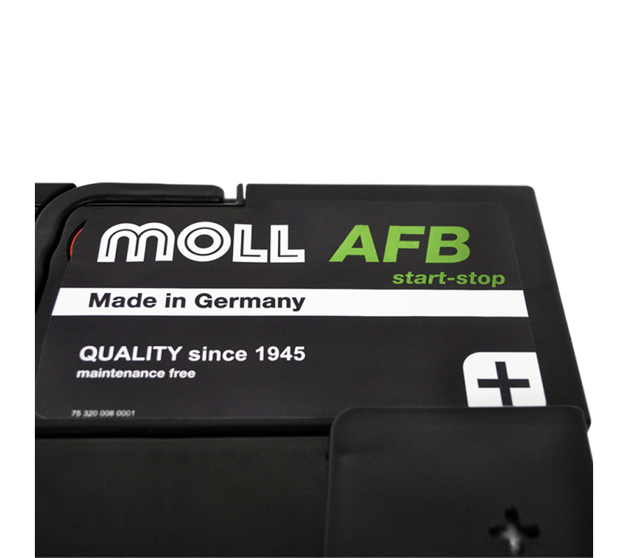 Автомобільний акумулятор MOLL AFB 86Ah 820A R+ Start Stop