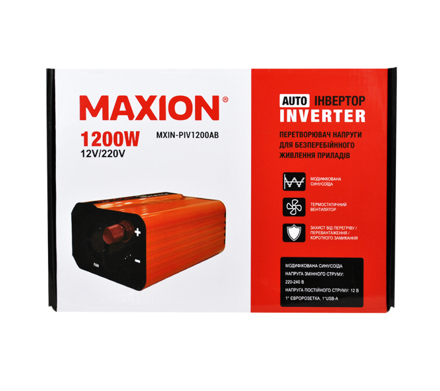 Інвертор MAXION 1200W