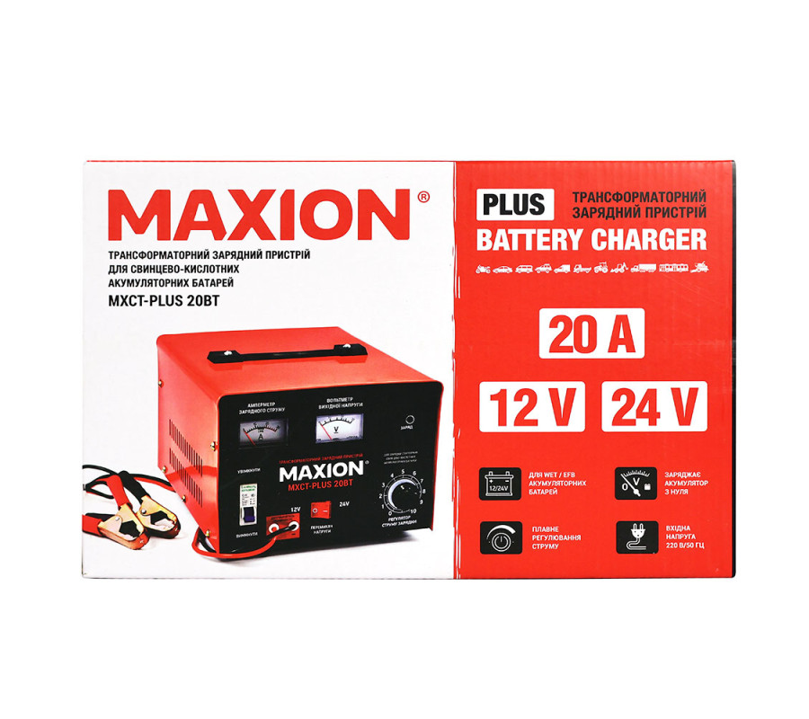 Зарядний  пристрій MAXION PLUS-20ВТ