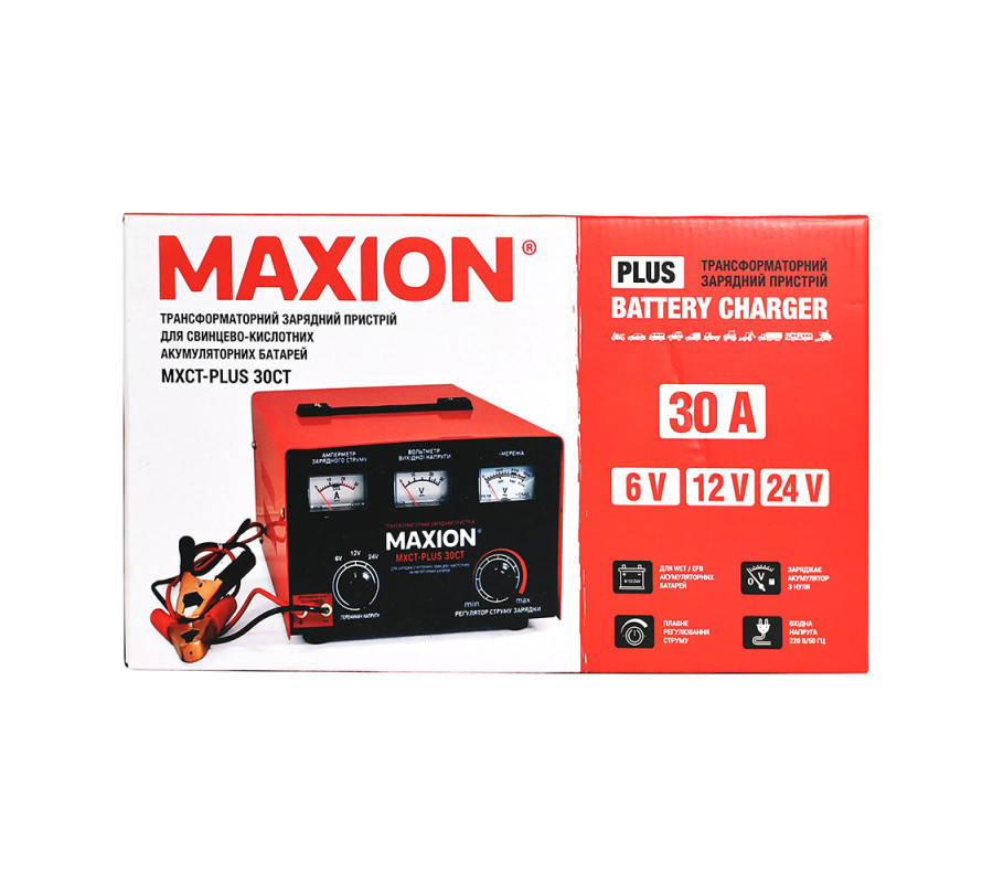 Зарядний  пристрій MAXION PLUS-30CT