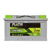 Автомобільний акумулятор PLATIN Silver Diesel 100Ah 850A R+